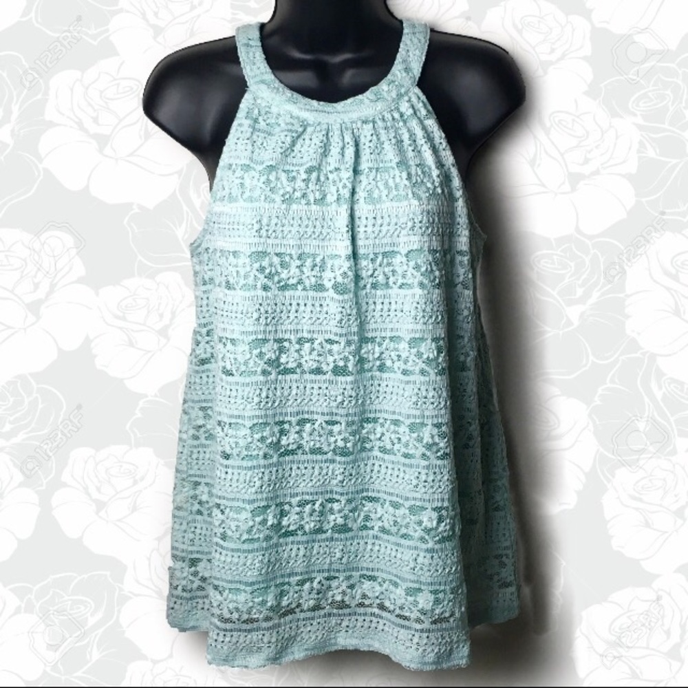 NWT Monteau Los Angeles Razorback Tunic Tank Top